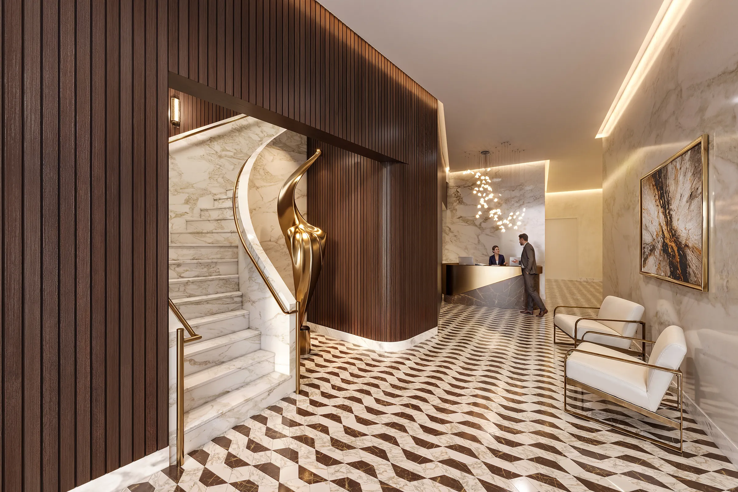 66 East 55th Street, 3D rendering