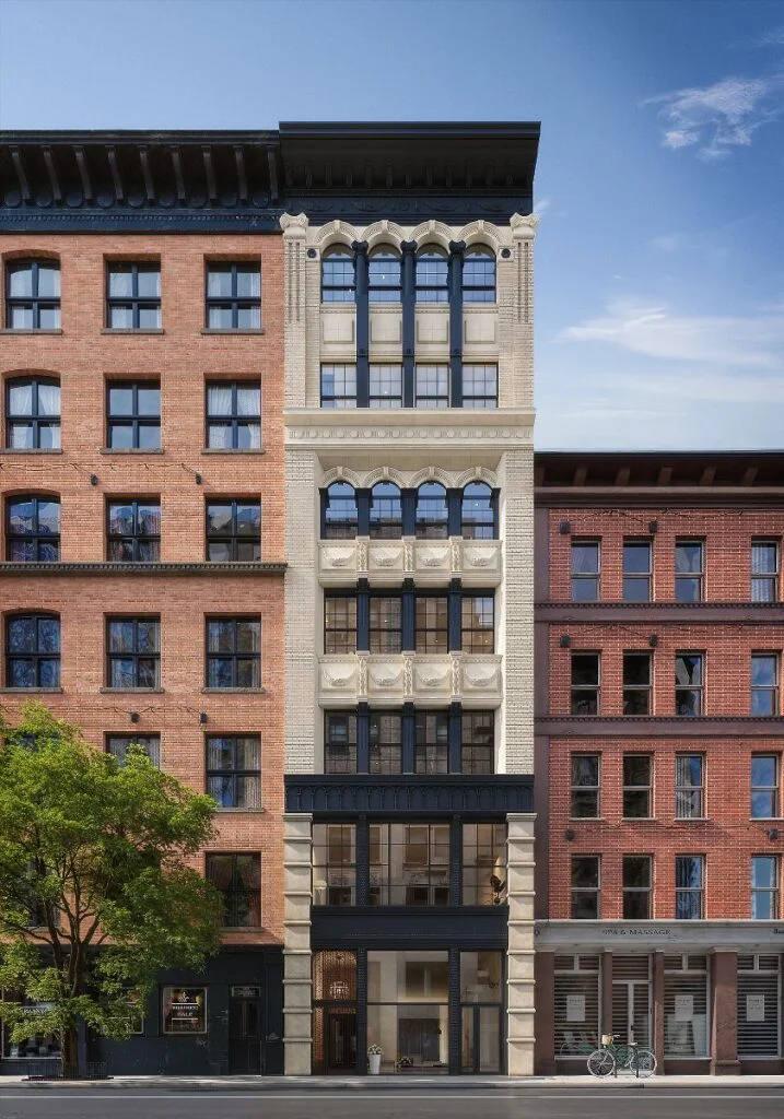 3d exterior rendering 84 University Place NYC