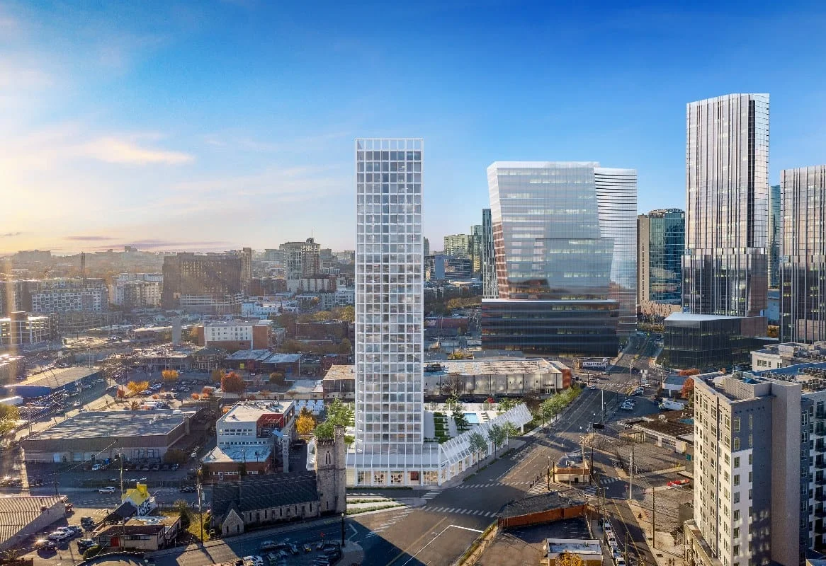 3D Architectura Rendering High Rise 01 1