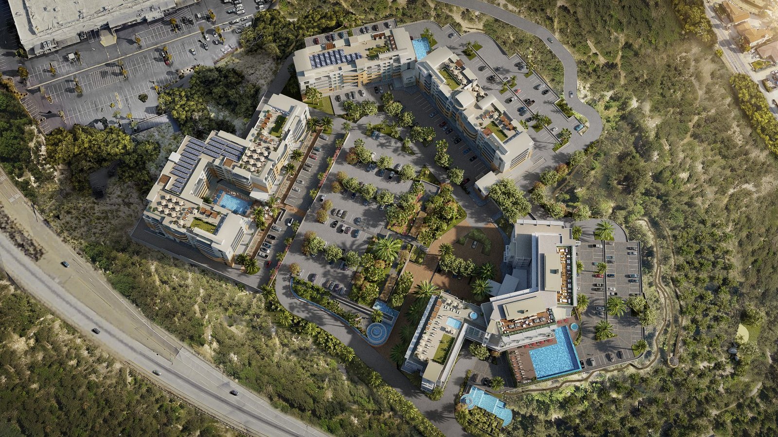 3d aerial rendering