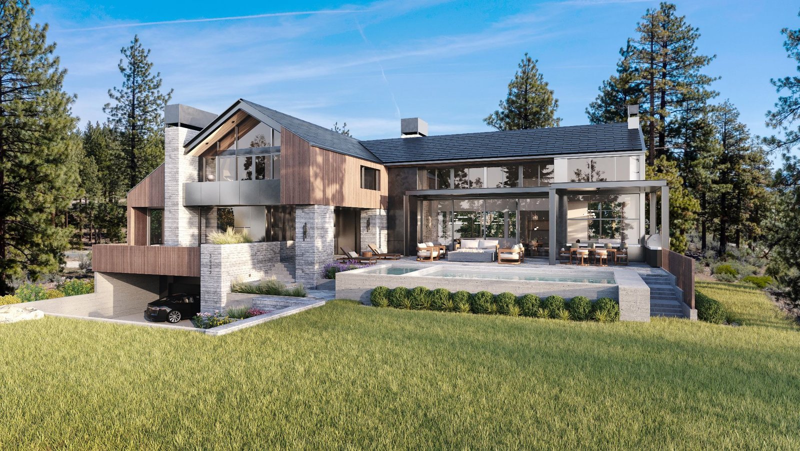 3d exterior rendering 3532 Knob Point 108 Carson City