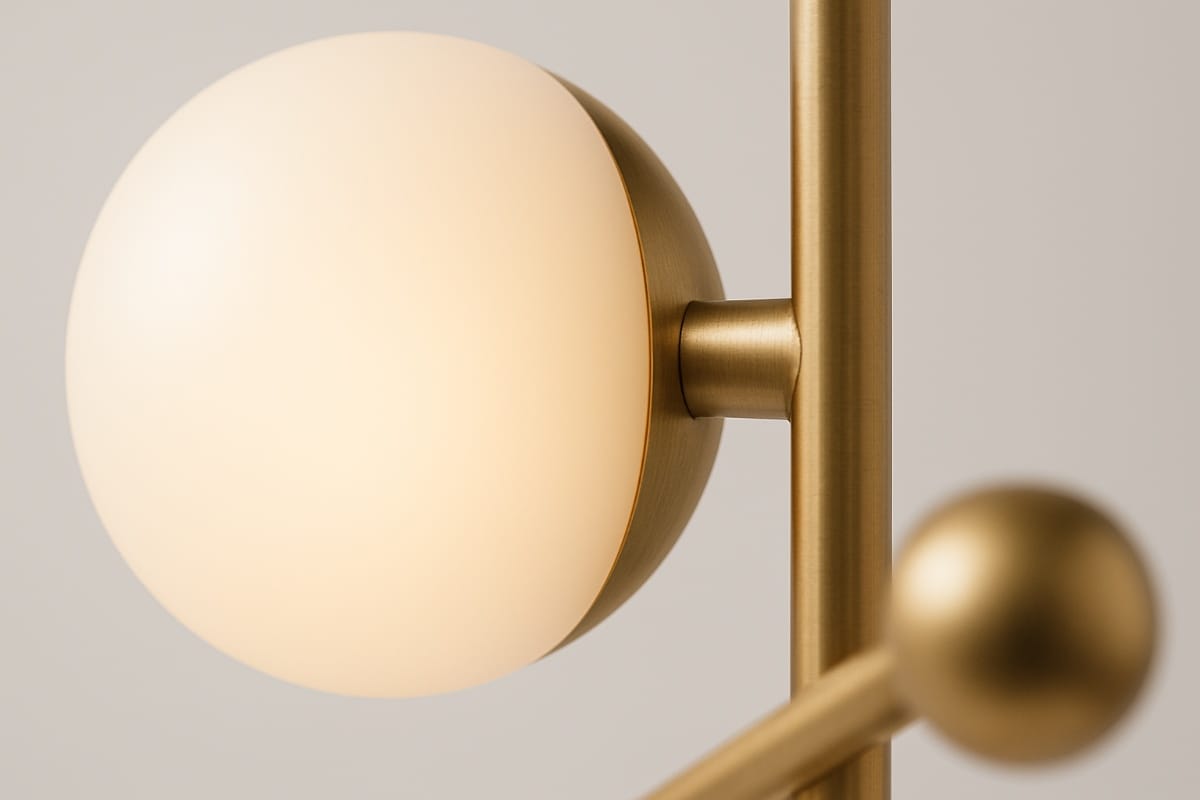 3D product rendering of a modern luminaire