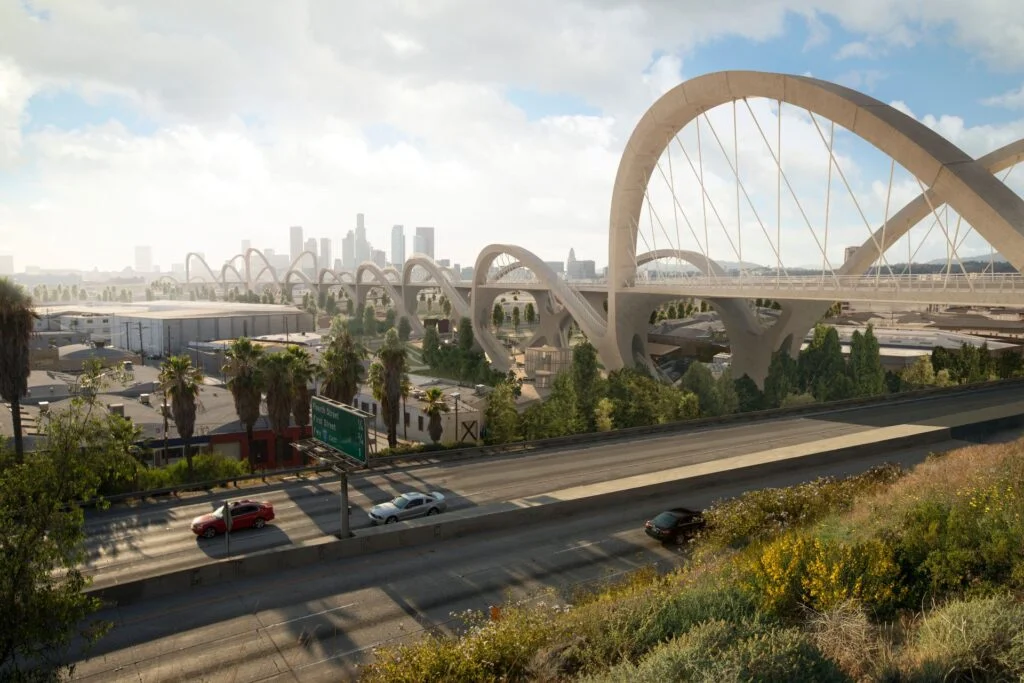3d-exterior rendering 6th viduct los angeles