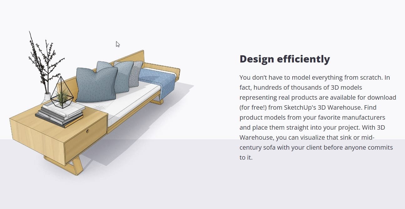screen shot of sketchup