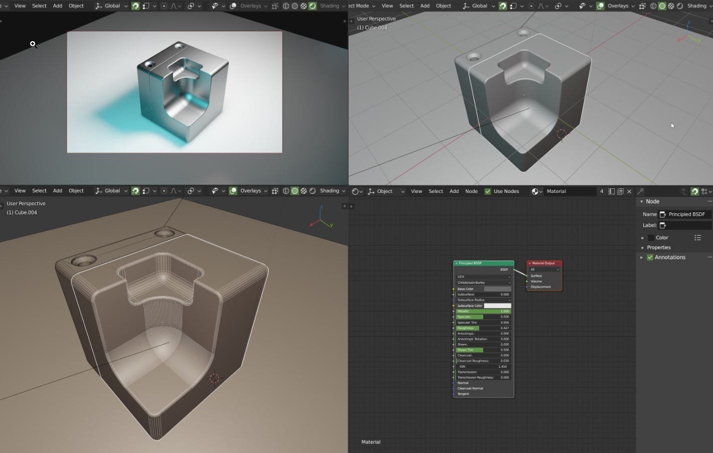 blender software screen shot