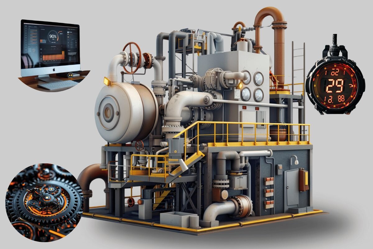 industrial image representing faster process time with industrial rendering