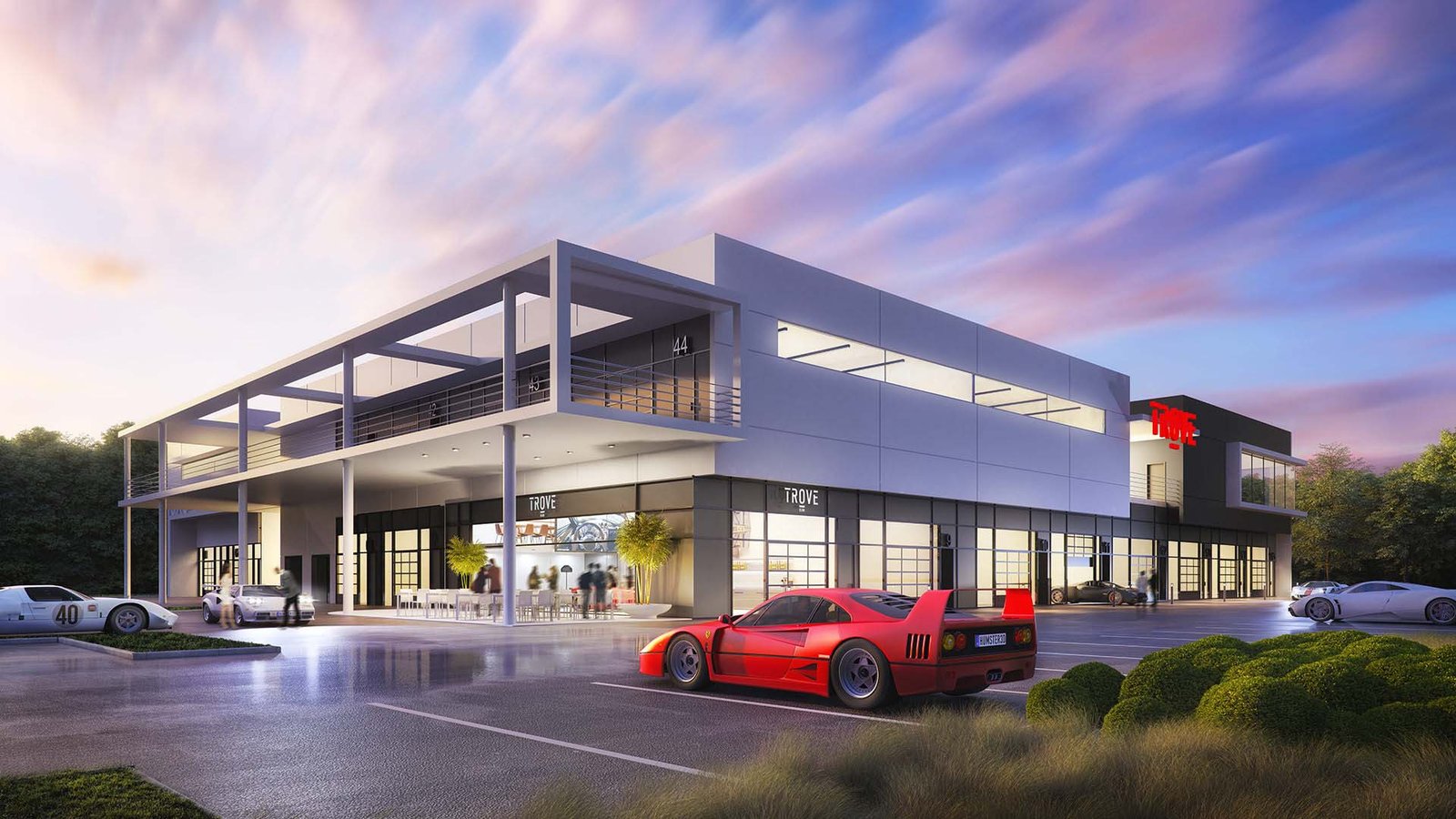 Retail Trove Vancouver 3D Exterior Architectural Rendering