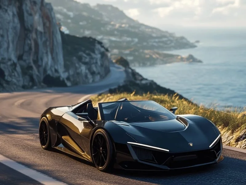 high performance car rendering